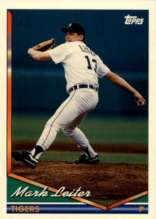 1994 Topps Baseball Mark Leiter #133 PSA 9