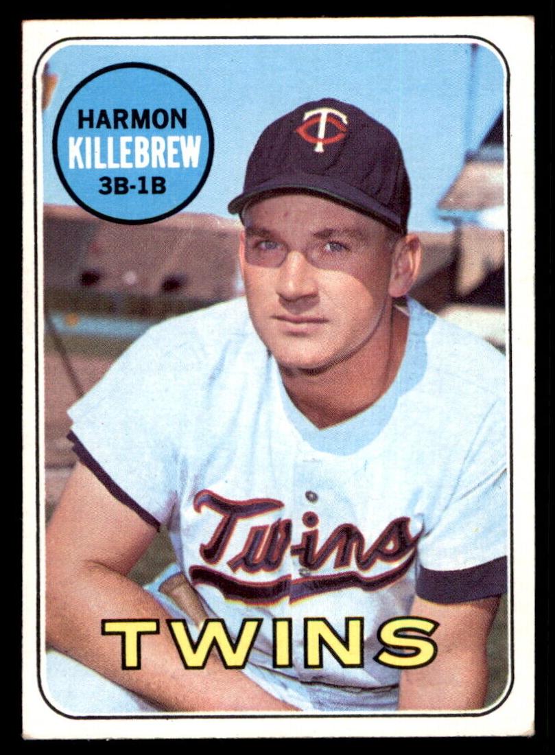 1969 Topps Baseball Harmon Killebrew #375 PSA 7