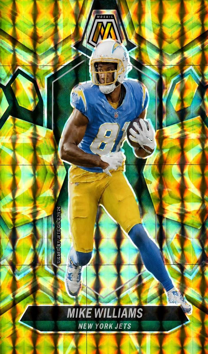 2024 Panini Mosaic Football Reactive Yellow Mike Williams #172