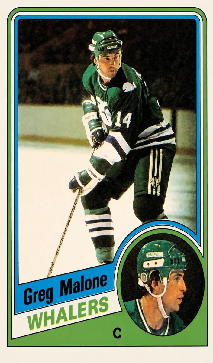 1984 Topps Hockey Greg Malone #57