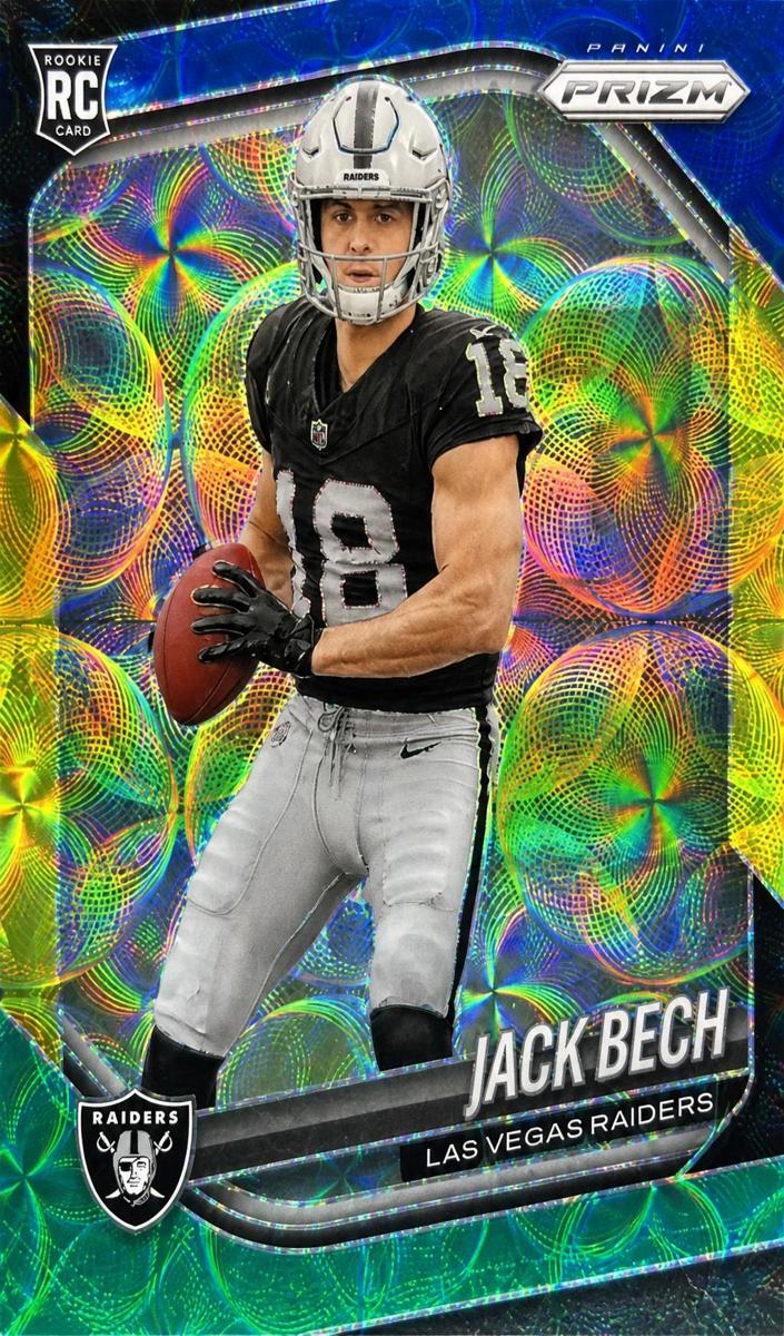 2025 Panini Prizm Football Choice Blue Yellow and Green Jack Bech #346