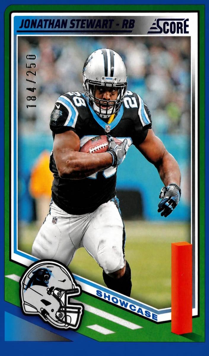 2025 Panini Score Football Showcase Jonathan Stewart #79