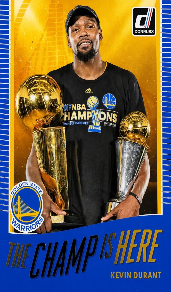 2017 Panini Donruss Basketball Kevin Durant #1