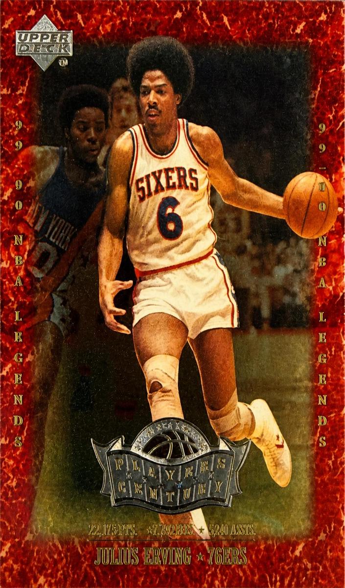1999 Upper Deck Legends Basketball Julius Erving #P16
