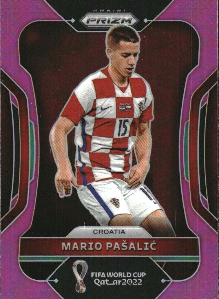 2022 Panini Prizm FIFA World Cup Qatar Soccer Pink Mario Pasalic #64