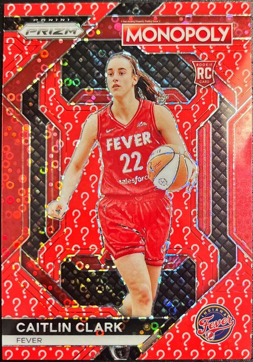 2024 Panini Prizm Monopoly WNBA Basketball Question Mark Caitlin Clark #WNBA27