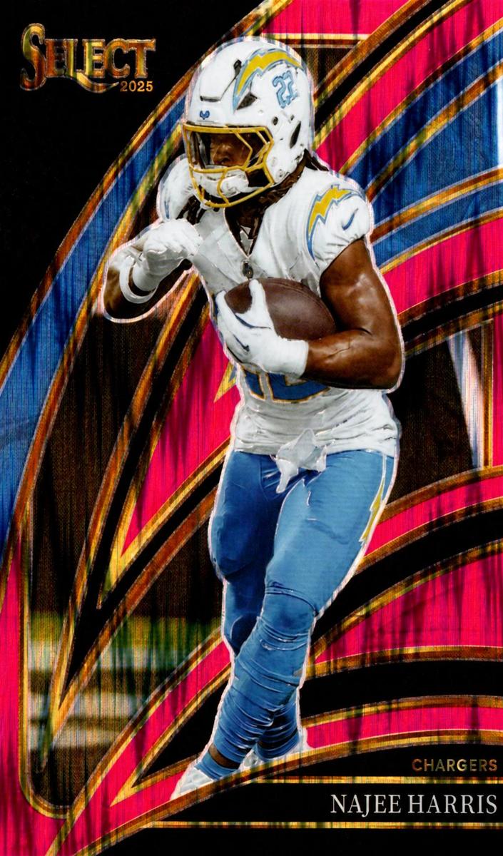 2025 Panini Select Football Pink Shock Najee Harris #203