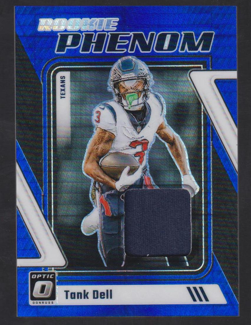 2023 Donruss Optic Football Blue Hyper Tank Dell #RP-TD PSA 9