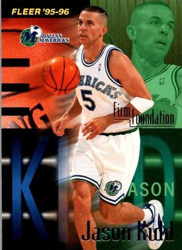 1995 Fleer Basketball Jason Kidd #325 PSA 9