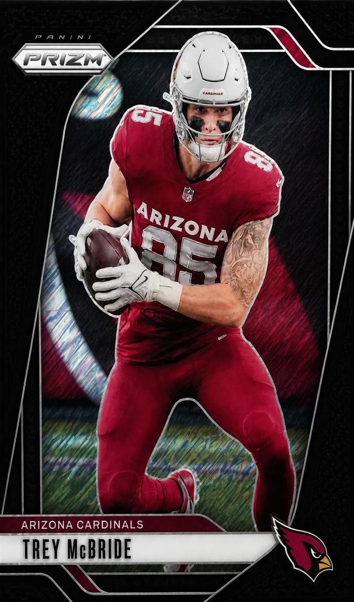 2024 Panini Prizm Football Black Shimmer Trey McBride #4
