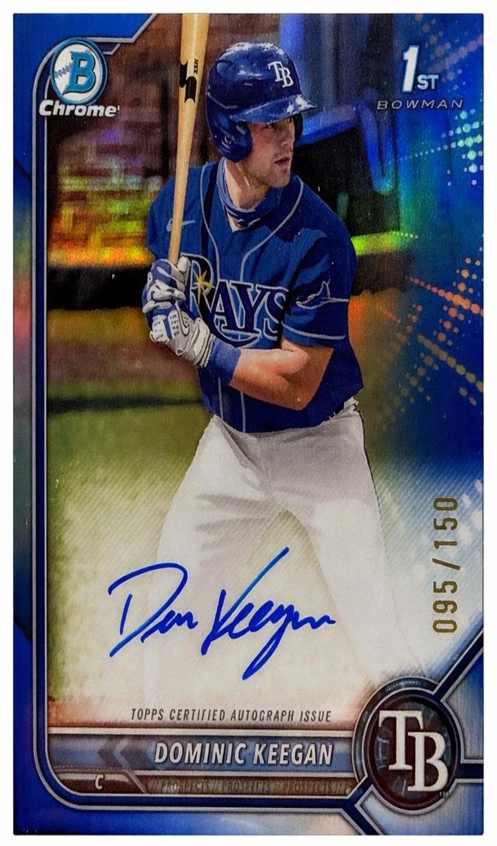 2022 Bowman Draft Baseball Blue Dominic Keegan #CDA-DK PSA 10