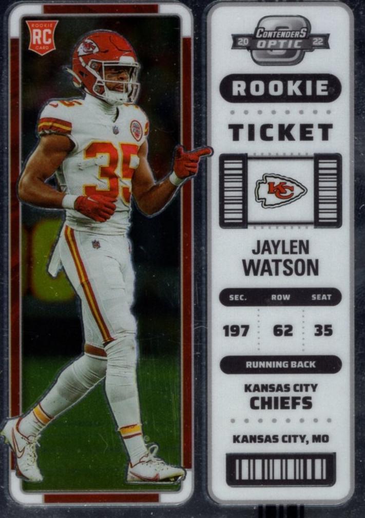 2022 Panini Contenders Optic Football Jaylen Watson #97