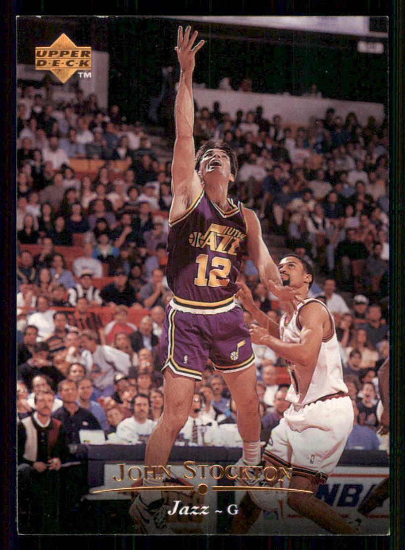 1995 Upper Deck Basketball John Stockton #218 PSA 6.5