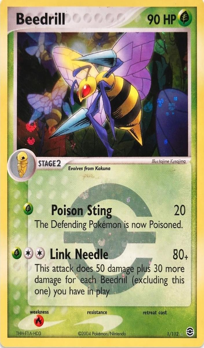 2004 Pokemon EX FireRed & LeafGreen Beedrill #1 PSA 10