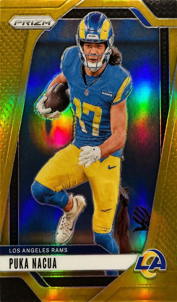 2024 Panini Prizm Football Gold Puka Nacua #168