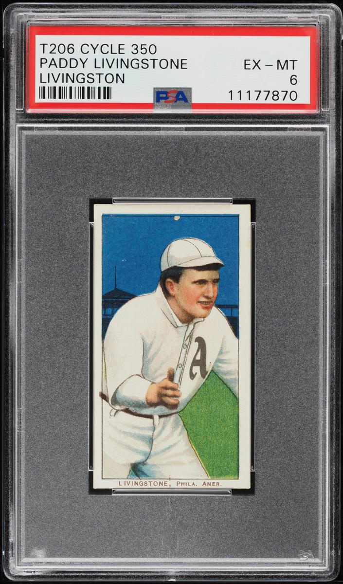 1909-11 T206 Baseball Paddy Livingston #NNO