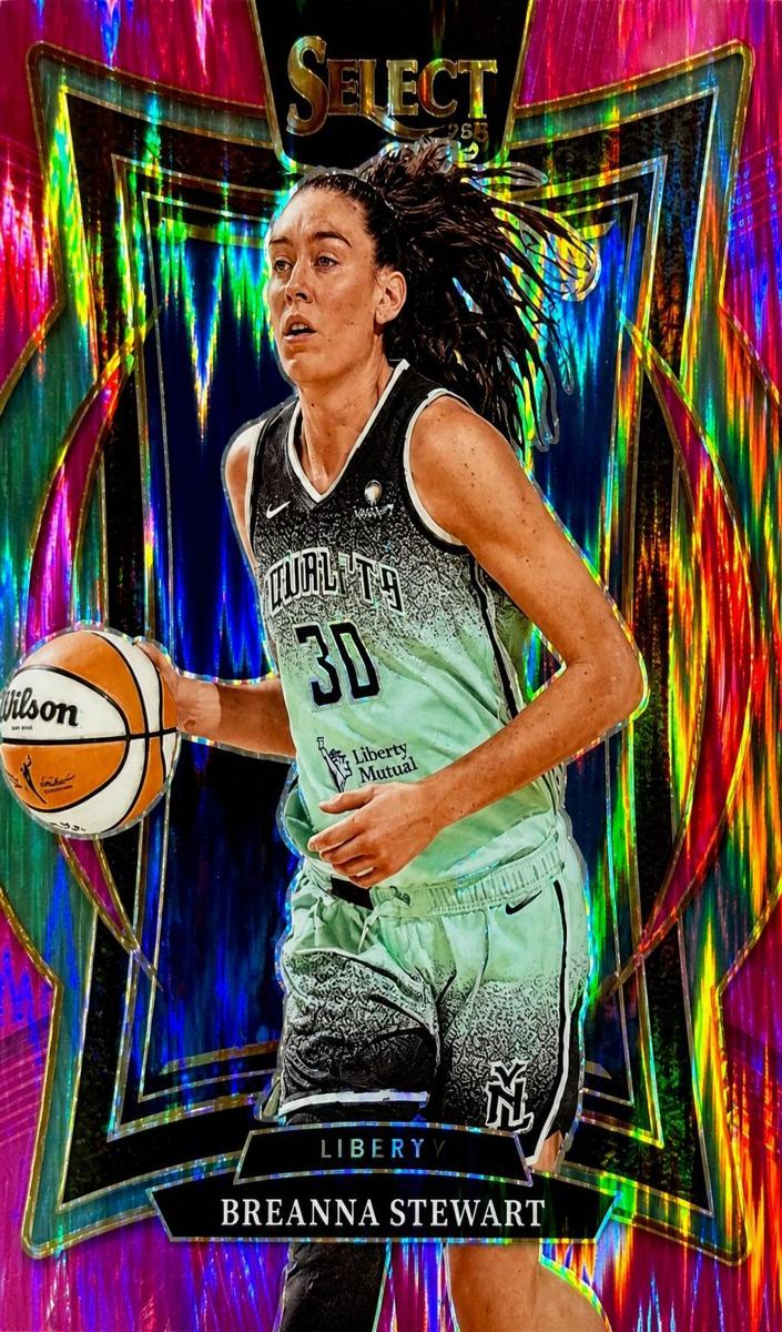 2025 Panini Select WNBA Basketball Pink Flash Breanna Stewart #82