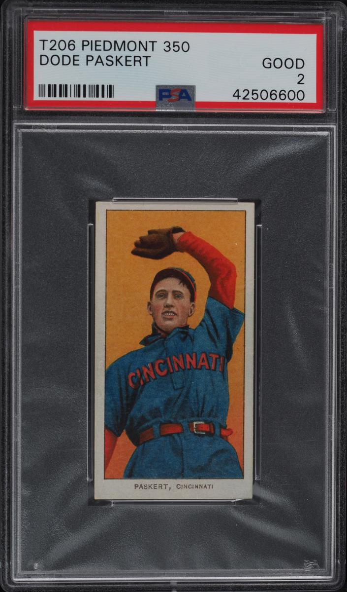1909-11 T206 Baseball Dode Paskert #NNO