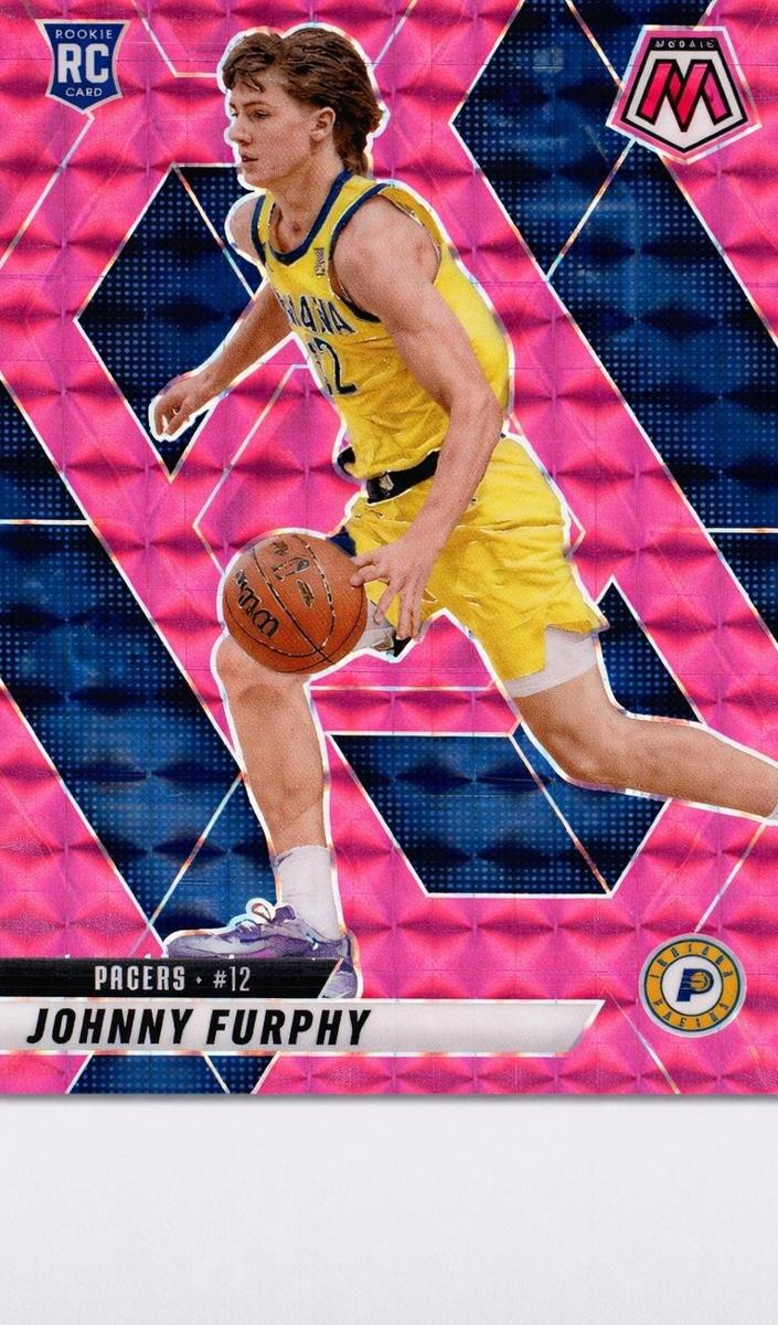 2024 Panini Mosaic Basketball Pink Johnny Furphy #202 PSA 9