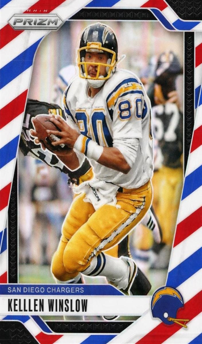 2024 Panini Prizm Football Red White and Blue Kellen Winslow #164