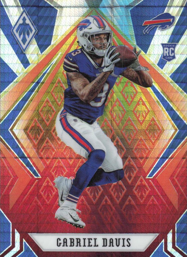 2020 Panini Phoenix Football Fire Burst Gabriel Davis #141
