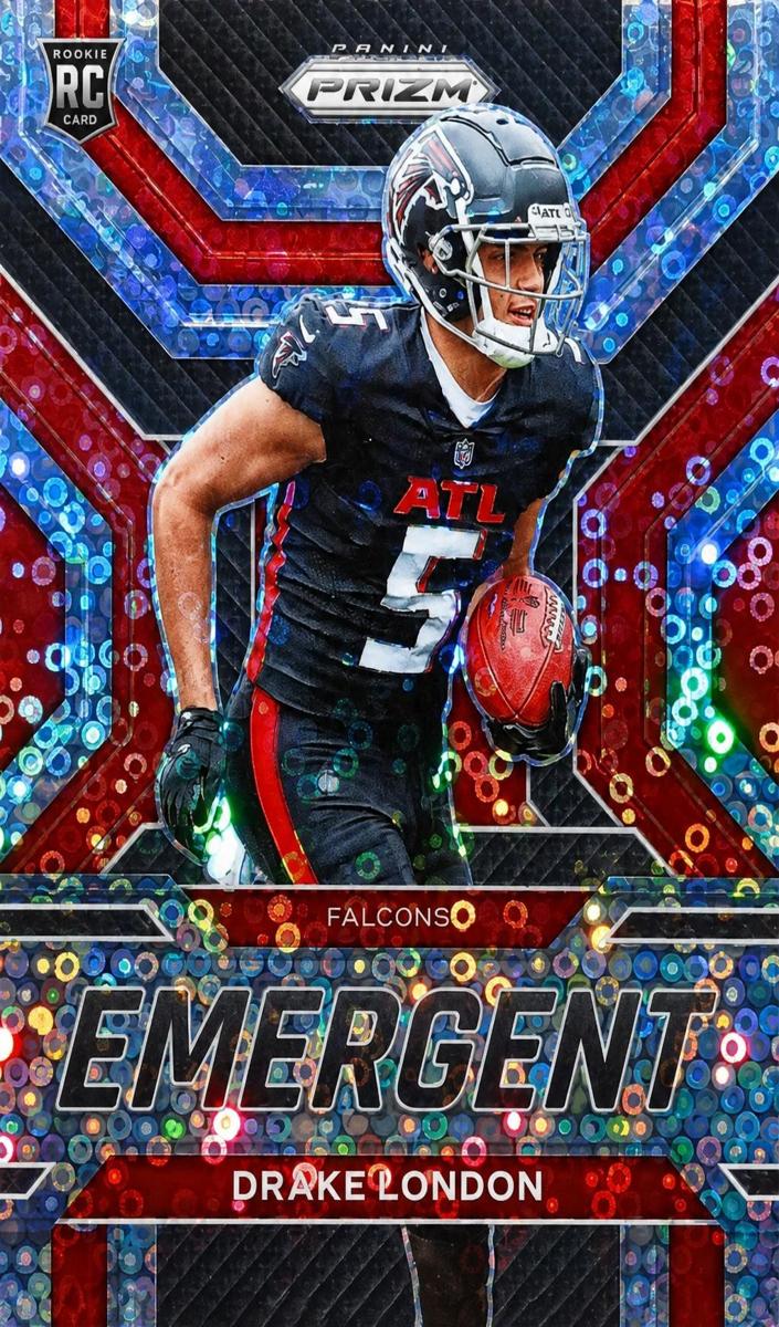 2022 Panini Prizm Football Drake London #E-5 PSA 10