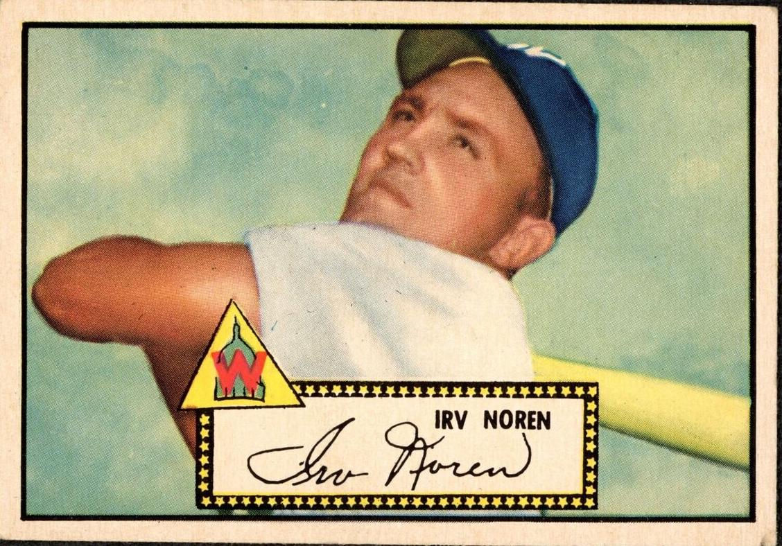 1952 Topps Baseball Irv Noren #40 PSA 5.5