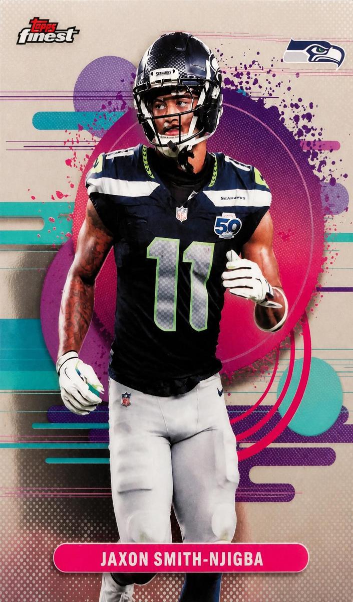 2025 Topps Finest Football Jaxon Smith-Njigba #177