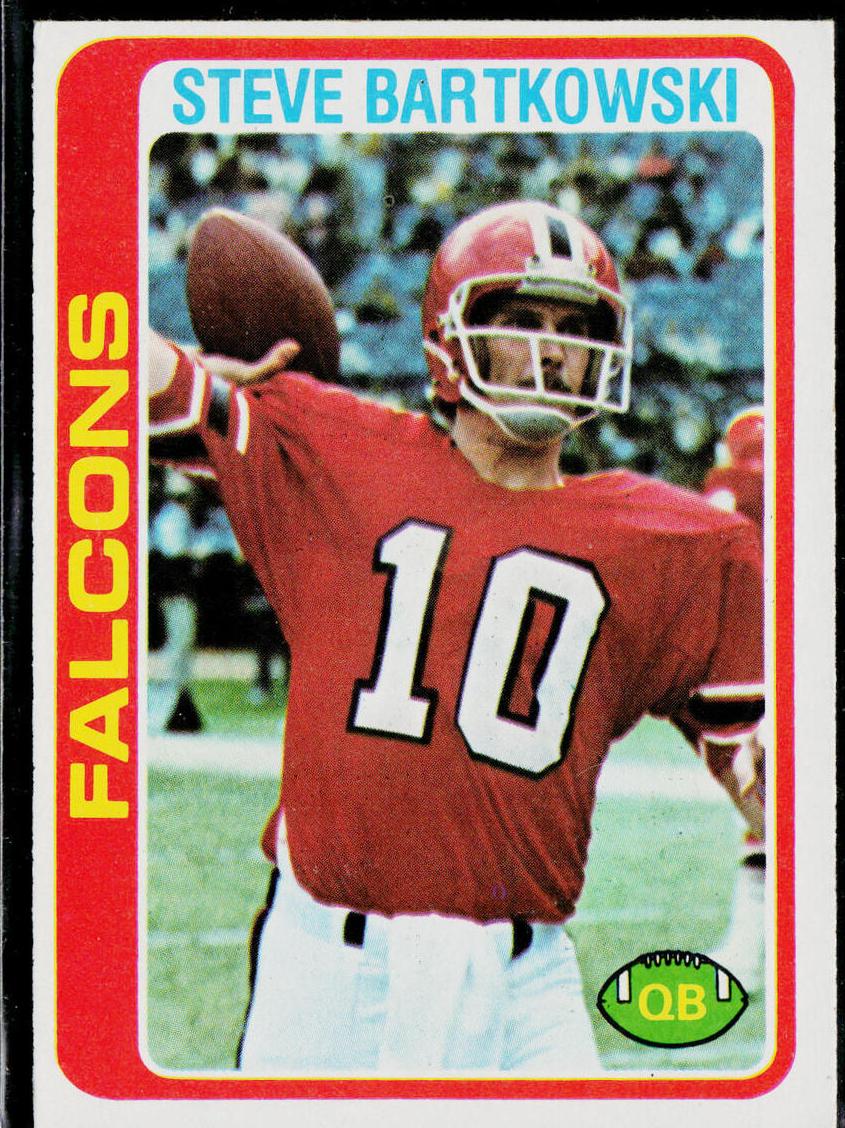 1978 Topps Football Steve Bartkowski #196