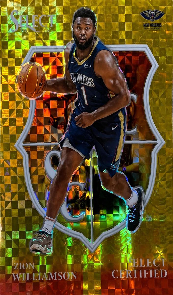 2024 Panini Select Basketball Gold Zion Williamson #10