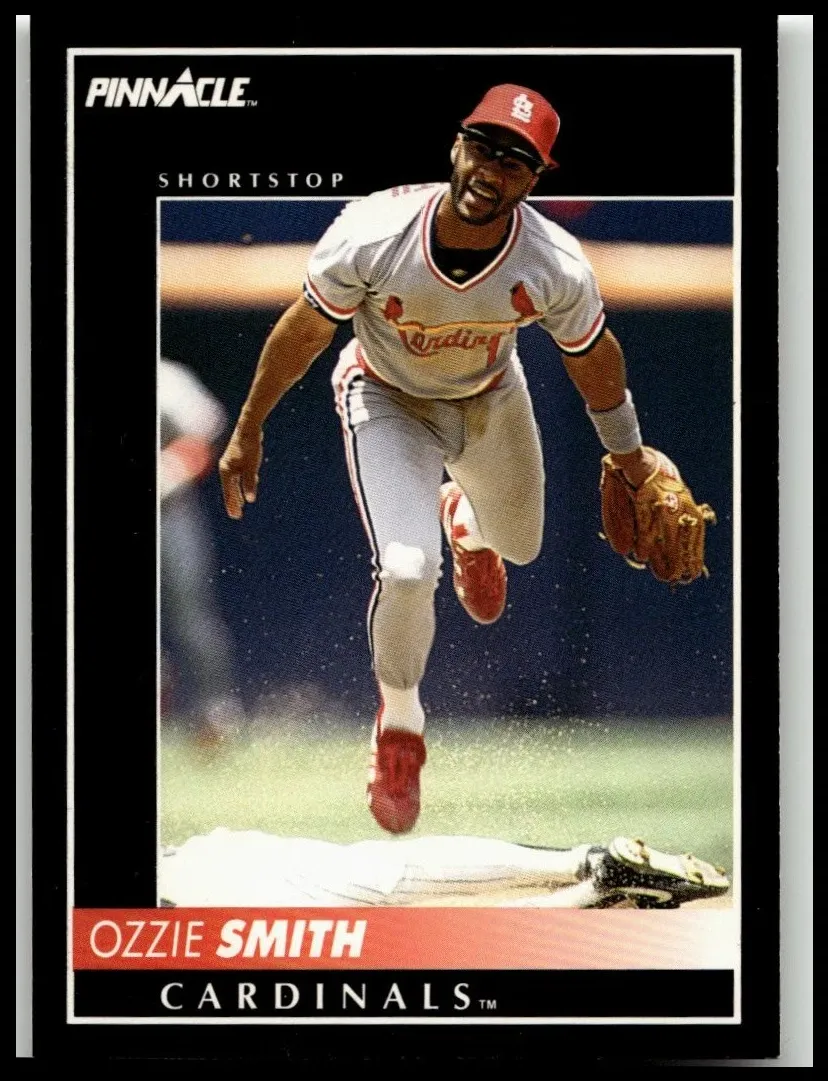 1992 Pinnacle Baseball Ozzie Smith #6 PSA 9