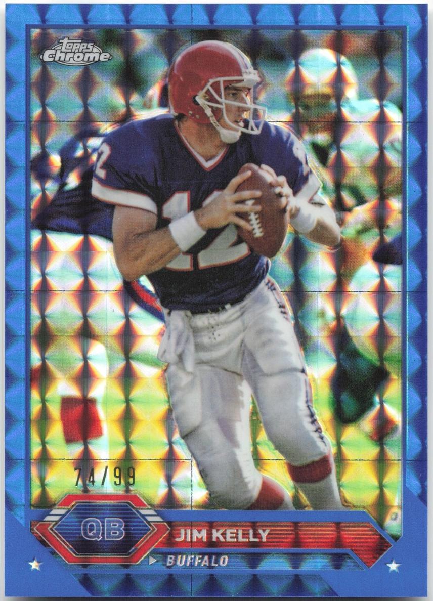 2023 Topps Composite Football Blue Geometric Jim Kelly #46