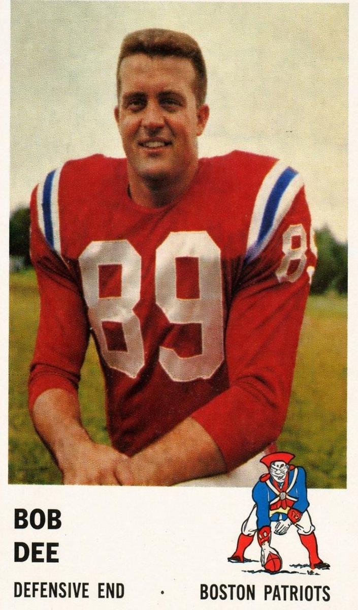 1961 Fleer Football Bob Dee #187 PSA 9
