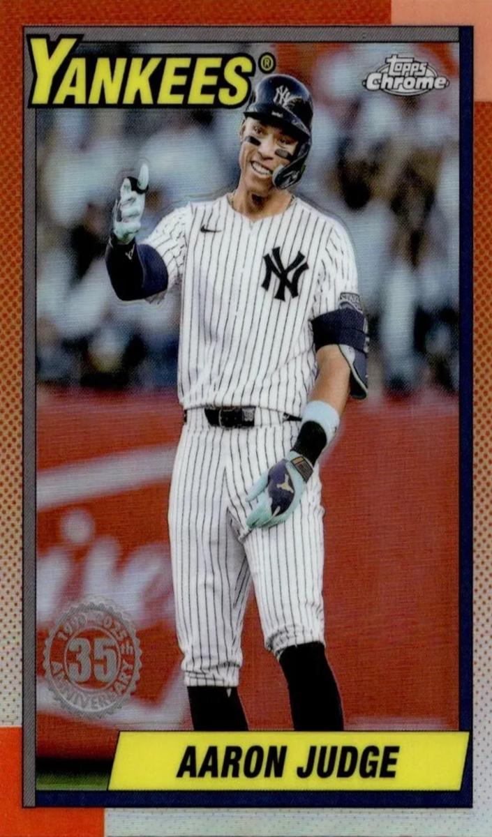 2025 Topps Chrome Baseball Aaron Judge #90CB-11 RAW Ungraded