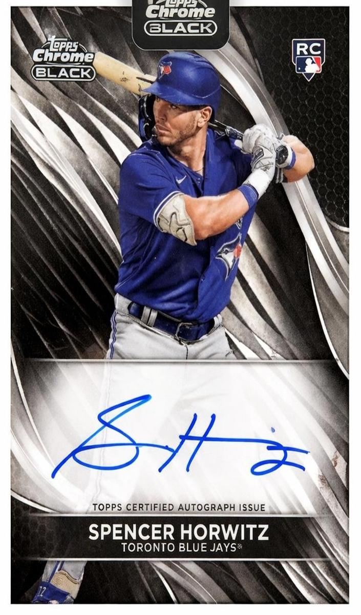 2024 Topps Chrome Black Baseball Spencer Horwitz #CBA-SH