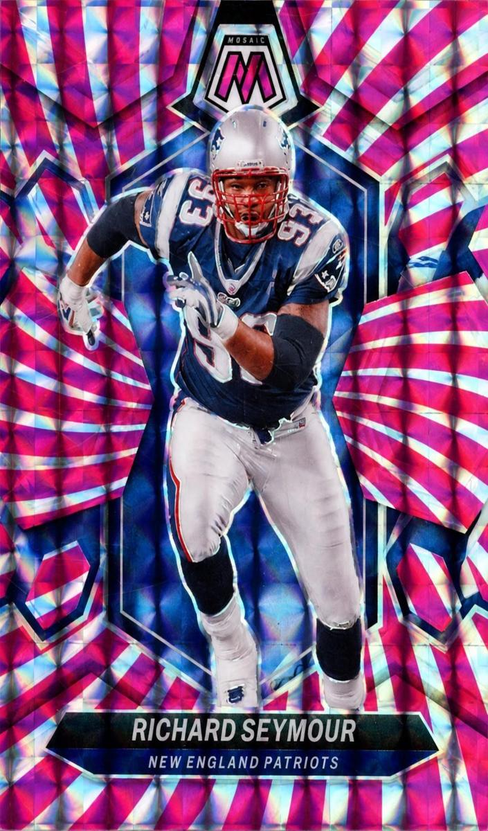 2024 Panini Mosaic Football Pink Swirl Richard Seymour #245