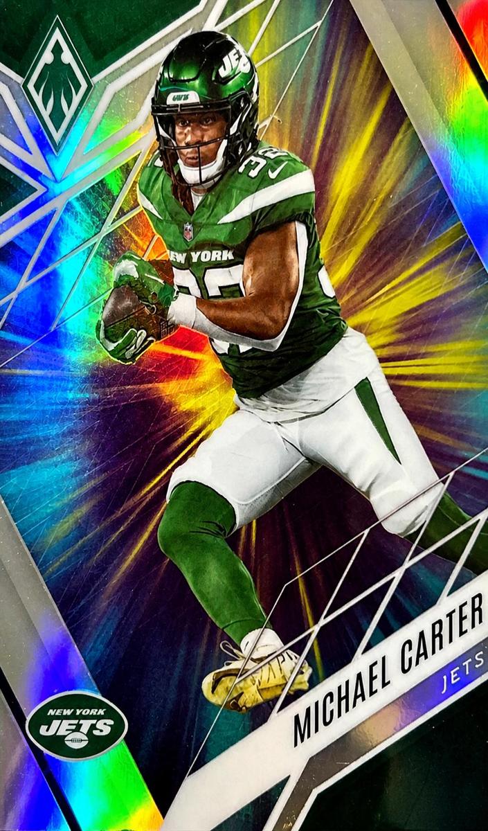 2022 Panini Phoenix Football Color Burst Michael Carter #11
