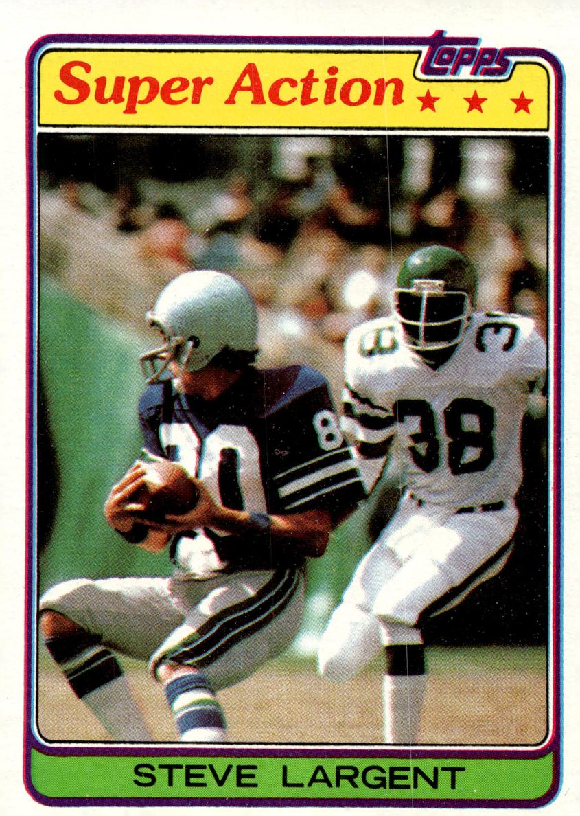 1981 Topps Football Steve Largent #343 PSA 9