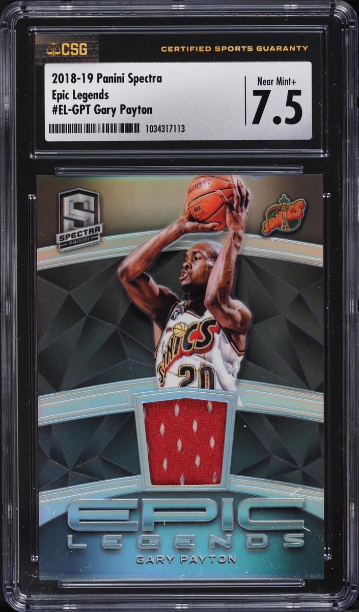 2018 Panini Spectra Basketball Gary Payton #EL-GPT CSG 7
