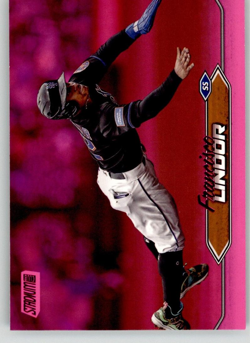 2024 Topps Stadium Club Baseball Pink Foil Francisco Lindor #193