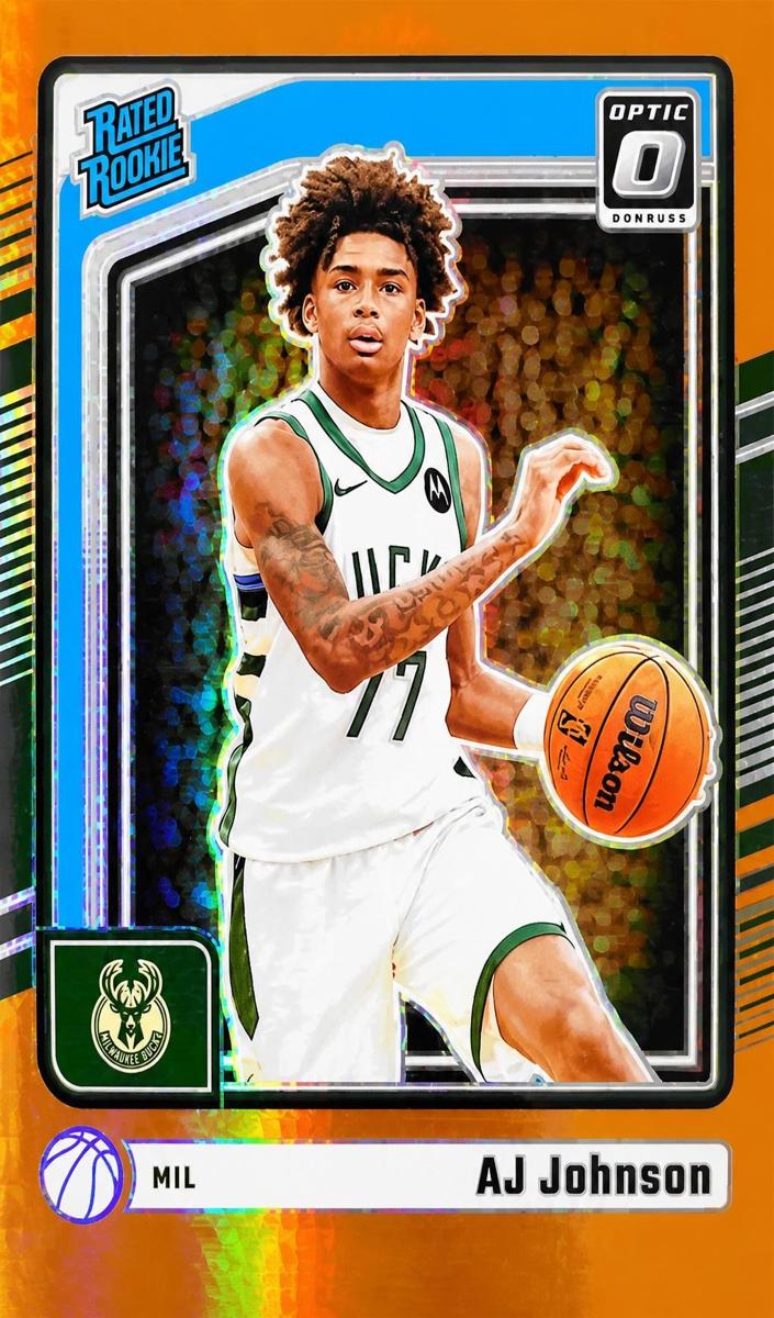 2024 Donruss Optic Basketball Hyper Orange AJ Johnson #277