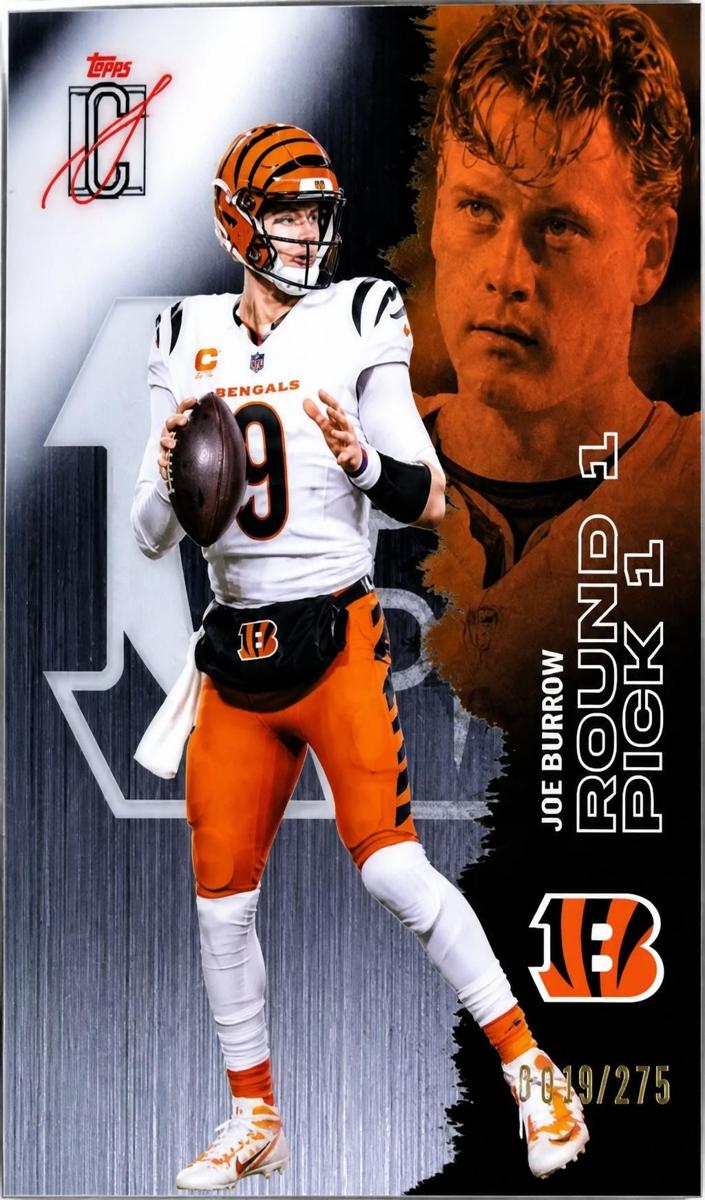 2025 Topps Signature Class Football Silver Refractor Joe Burrow #13