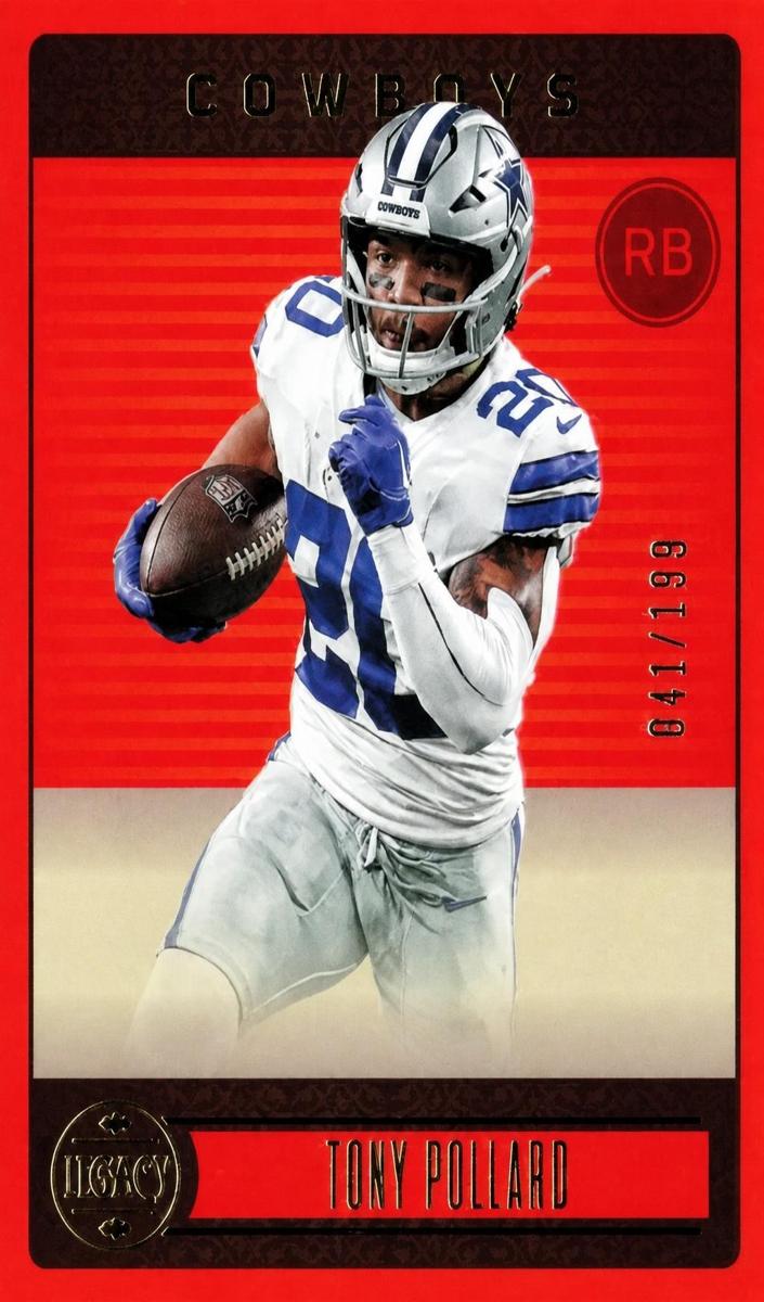 2023 Panini Legacy Football Orange Tony Pollard #25