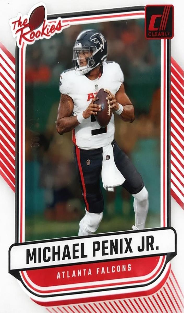 2024 Panini Clearly Donruss Football Red Michael Penix Jr. #9
