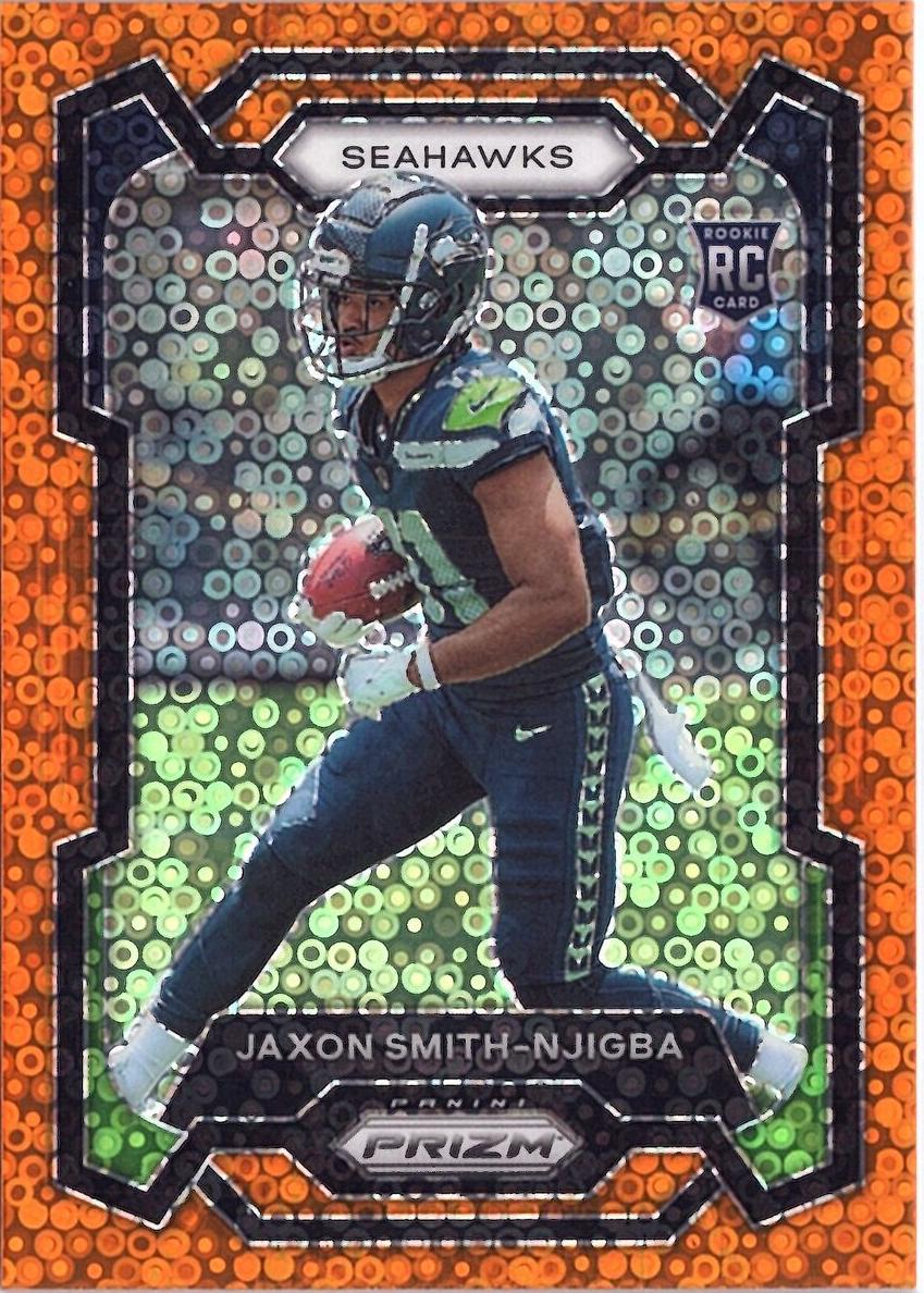 2023 Panini Prizm Football Disco Jaxon Smith-Njigba #390 PSA 9