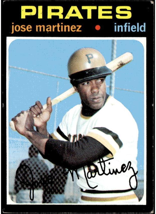 1971 Topps Baseball Jose Martinez #712