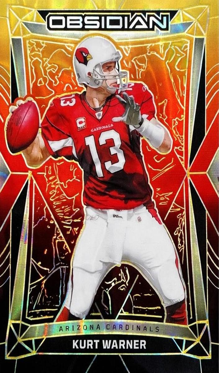 2024 Panini Obsidian Football Molten FOTL Kurt Warner #5