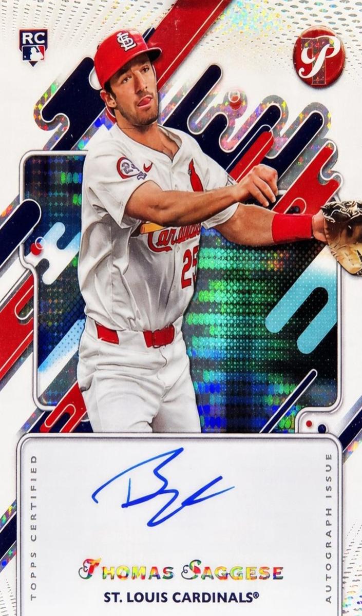 2025 Topps Pristine Baseball Thomas Saggese #PA-TS