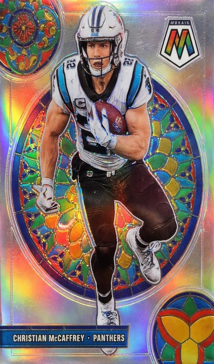 2021 Panini Mosaic Football Christian McCaffrey #GM-9 PSA 10