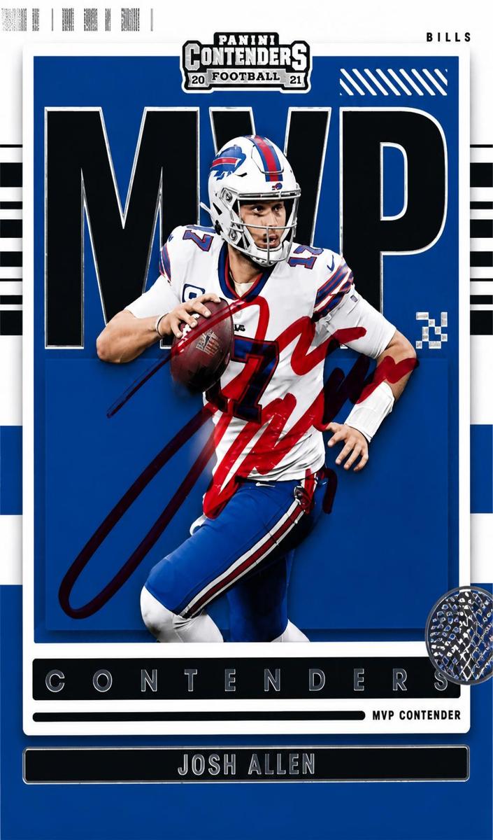 2021 Panini Contenders Football Josh Allen #MVPA-JAL SGC 8.5